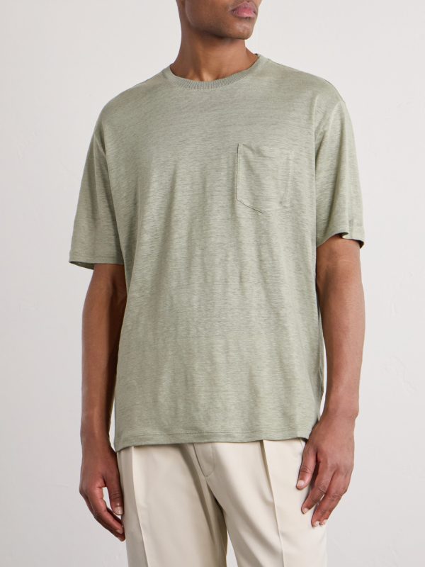 Linen-Jersey T-Shirt - FR Linen-Jersey T-Shirt - FR