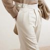 Straight-Leg Pleated Silk-Gabardine Trousers - CU