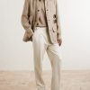 Straight-Leg Pleated Silk-Gabardine Trousers - OU