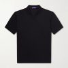 Cotton and Cashmere-Blend Piqué Polo Shirt Cotton and Cashmere-Blend Piqué Polo Shirt