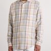 Checked Hemp and Cotton-Blend Twill Shirt - FR Checked Hemp and Cotton-Blend Twill Shirt - FR