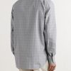 Checked Cotton-Poplin Shirt - BK Checked Cotton-Poplin Shirt - BK