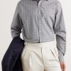 Checked Cotton-Poplin Shirt - FR Checked Cotton-Poplin Shirt - FR