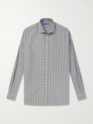 Checked Cotton-Poplin Shirt Checked Cotton-Poplin Shirt