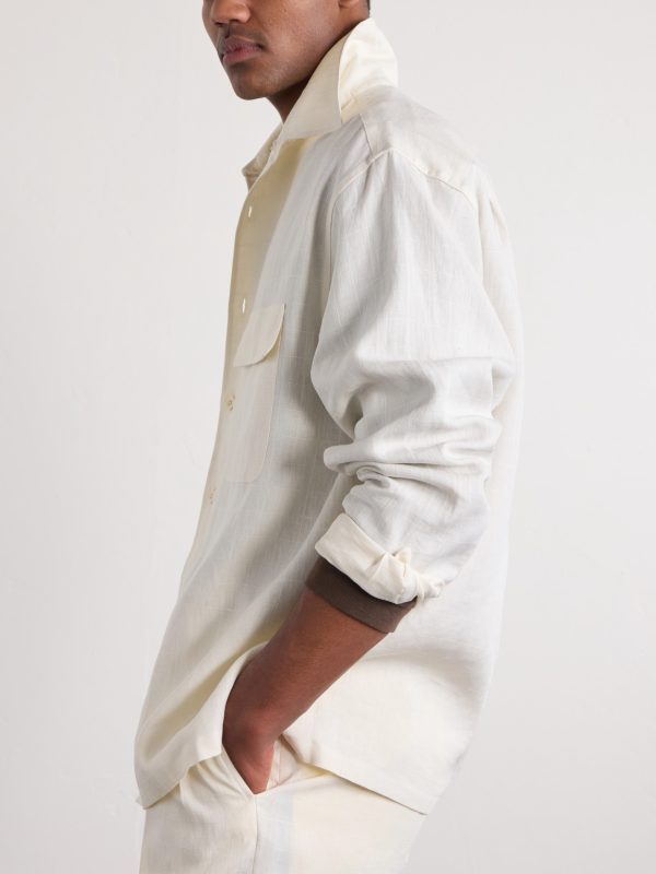 Checked Linen Shirt - CU Checked Linen Shirt - CU