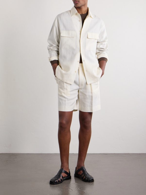 Checked Linen Shirt - OU Checked Linen Shirt - OU