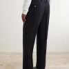 Straight-Leg Pleated Silk and Linen-Blend Trousers - BK
