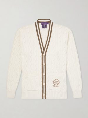 + Wimbledon Capsule Cotton and Silk Cardigan