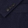 Herringbone Cotton, Silk and Linen-Blend Blazer - E1 Herringbone Cotton, Silk and Linen-Blend Blazer - E1