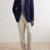 Herringbone Cotton, Silk and Linen-Blend Blazer - OU Herringbone Cotton, Silk and Linen-Blend Blazer - OU