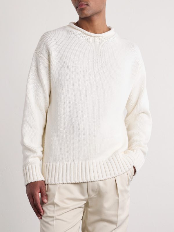 Knitted Cotton Sweater - FR