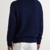 Logo-Appliquéd Cotton-Blend Sweater - BK Logo-Appliquéd Cotton-Blend Sweater - BK