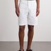Straight-Leg Stretch-Cotton Twill Shorts - FR