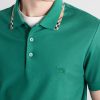 Logo-Embroidered Checked Cotton-Piqué Polo Shirt - CU Logo-Embroidered Checked Cotton-Piqué Polo Shirt - CU