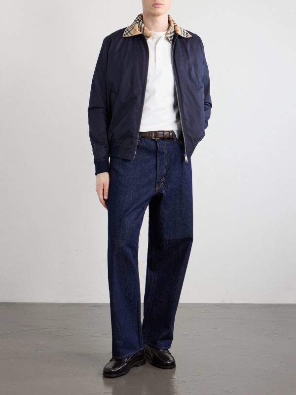 Checked Cotton-Piqué Polo Shirt - OU Checked Cotton-Piqué Polo Shirt - OU