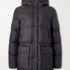 Hooded Wool-Trimmed Quilted Shell Down Jacket Hooded Wool-Trimmed Quilted Shell Down Jacket