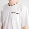Logo-Embroidered Checked Cotton-Jersey T-Shirt - CU Logo-Embroidered Checked Cotton-Jersey T-Shirt - CU