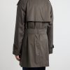 Belted Cotton-Gabardine Trench Coat - BK Belted Cotton-Gabardine Trench Coat - BK