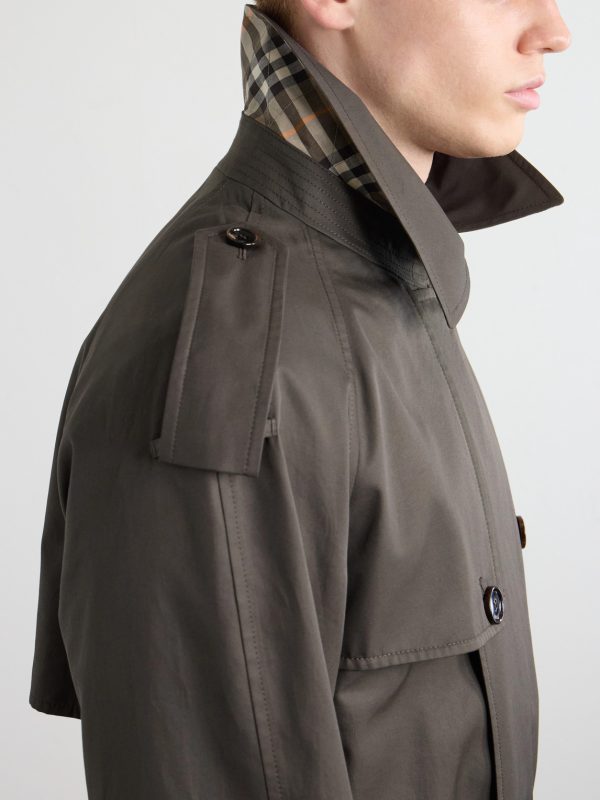 Belted Cotton-Gabardine Trench Coat - CU Belted Cotton-Gabardine Trench Coat - CU