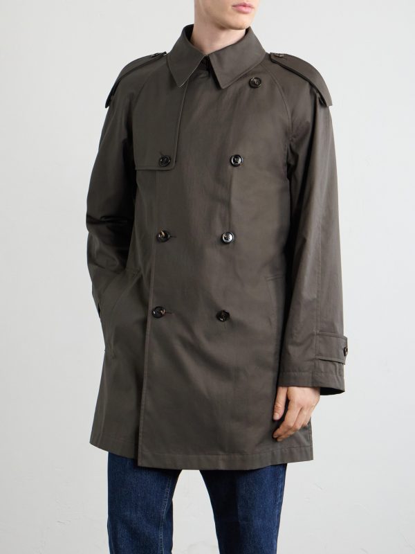 Belted Cotton-Gabardine Trench Coat - FR Belted Cotton-Gabardine Trench Coat - FR
