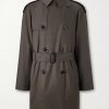 Belted Cotton-Gabardine Trench Coat Belted Cotton-Gabardine Trench Coat