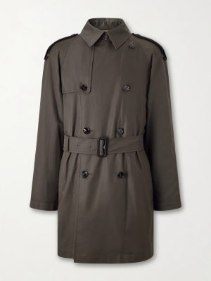 Belted Cotton-Gabardine Trench Coat Belted Cotton-Gabardine Trench Coat