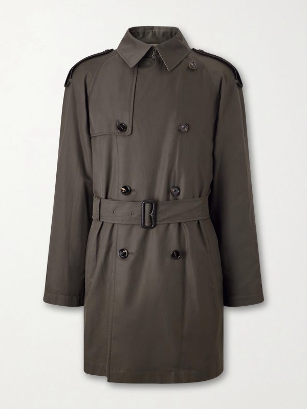 Belted Cotton-Gabardine Trench Coat Belted Cotton-Gabardine Trench Coat