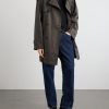 Belted Cotton-Gabardine Trench Coat - OU Belted Cotton-Gabardine Trench Coat - OU