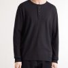 Logo-Embroidered Ribbed Cotton-Blend Jersey T-Shirt - FR Logo-Embroidered Ribbed Cotton-Blend Jersey T-Shirt - FR