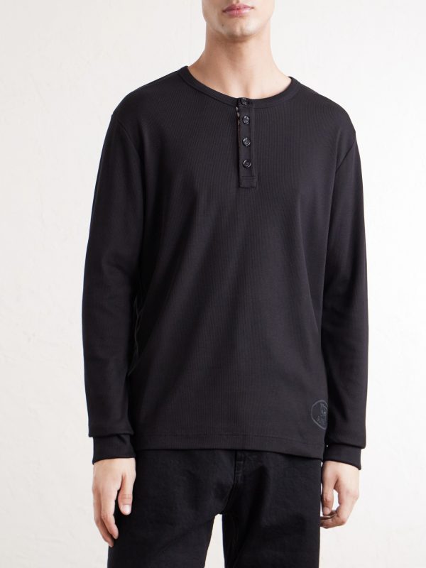 Logo-Embroidered Ribbed Cotton-Blend Jersey T-Shirt - FR Logo-Embroidered Ribbed Cotton-Blend Jersey T-Shirt - FR