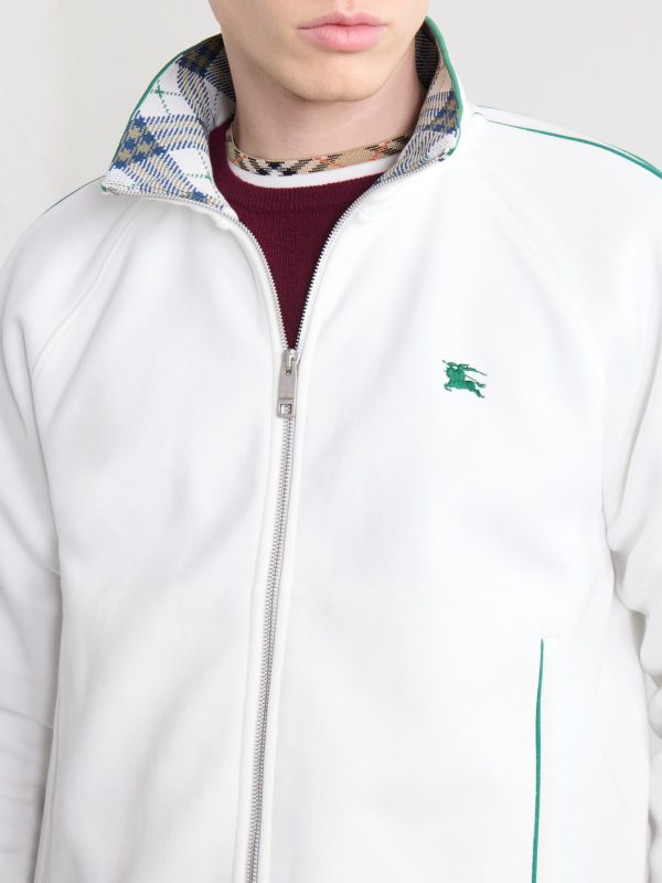 Logo-Embroidered Jersey Zip-Up Sweatshirt - CU Logo-Embroidered Jersey Zip-Up Sweatshirt - CU