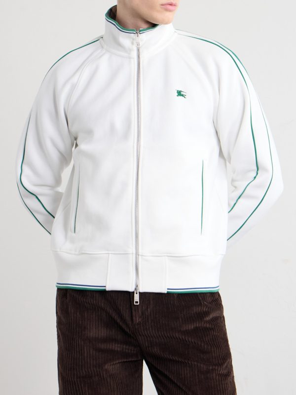 Logo-Embroidered Jersey Zip-Up Sweatshirt - FR Logo-Embroidered Jersey Zip-Up Sweatshirt - FR