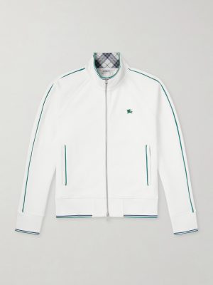 Logo-Embroidered Jersey Zip-Up Sweatshirt Logo-Embroidered Jersey Zip-Up Sweatshirt