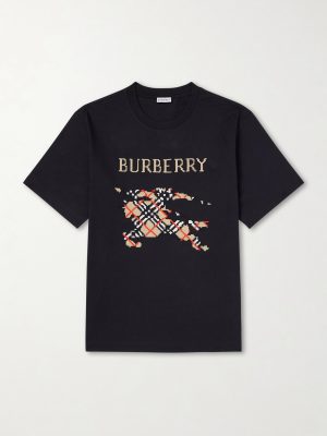 Logo-Embroidered Cotton-Jersey T-Shirt Logo-Embroidered Cotton-Jersey T-Shirt