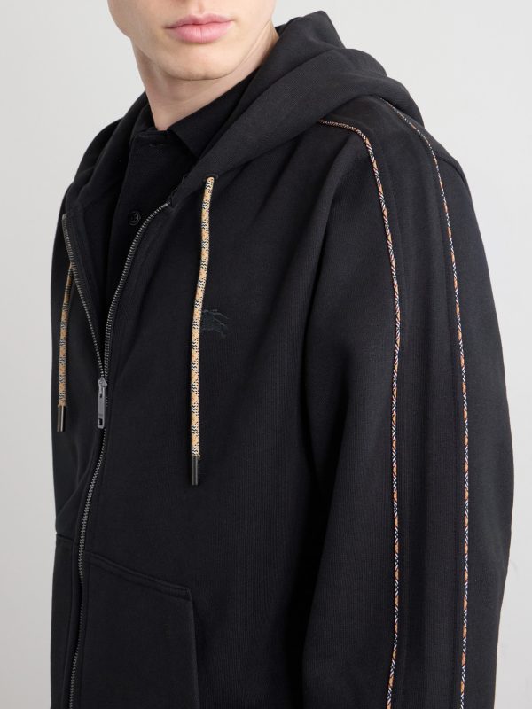 Logo-Embroidered Cotton-Jersey Zip-Up Hoodie - CU Logo-Embroidered Cotton-Jersey Zip-Up Hoodie - CU