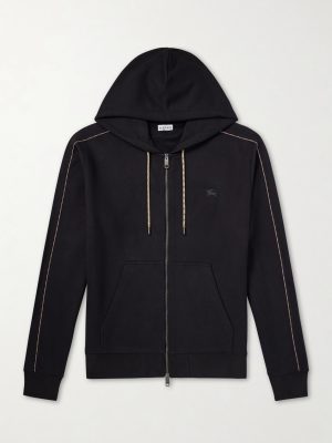 Logo-Embroidered Cotton-Jersey Zip-Up Hoodie Logo-Embroidered Cotton-Jersey Zip-Up Hoodie