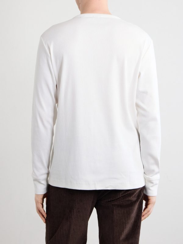 Logo-Embroidered Ribbed Cotton-Blend Jersey T-Shirt - BK Logo-Embroidered Ribbed Cotton-Blend Jersey T-Shirt - BK