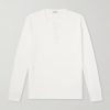Logo-Embroidered Ribbed Cotton-Blend Jersey T-Shirt Logo-Embroidered Ribbed Cotton-Blend Jersey T-Shirt