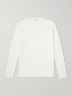 Logo-Embroidered Ribbed Cotton-Blend Jersey T-Shirt Logo-Embroidered Ribbed Cotton-Blend Jersey T-Shirt