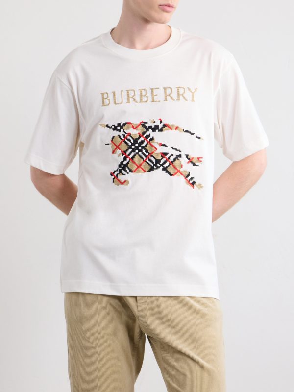 Logo-Embroidered Cotton-Jersey T-Shirt - FR