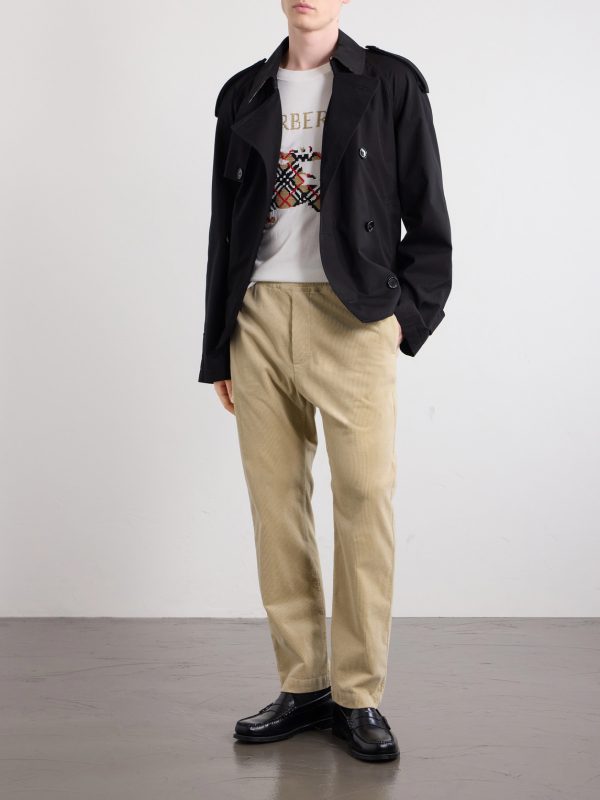 Logo-Embroidered Cotton-Jersey T-Shirt - OU