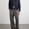 Logo-Embroidered Checked Cotton-Gabardine Blouson Jacket - OU Logo-Embroidered Checked Cotton-Gabardine Blouson Jacket - OU
