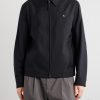 Logo-Embroidered Wool Zip-Up Blouson Jacket - FR