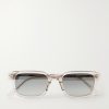 Rive Gauche Square-Frame Acetate Sunglasses Rive Gauche Square-Frame Acetate Sunglasses