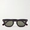 Champ De Mars Square-Frame Tortoiseshell Acetate Sunglasses