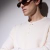 Jules Oval-Frame Tortoiseshell Acetate Sunglasses - BK