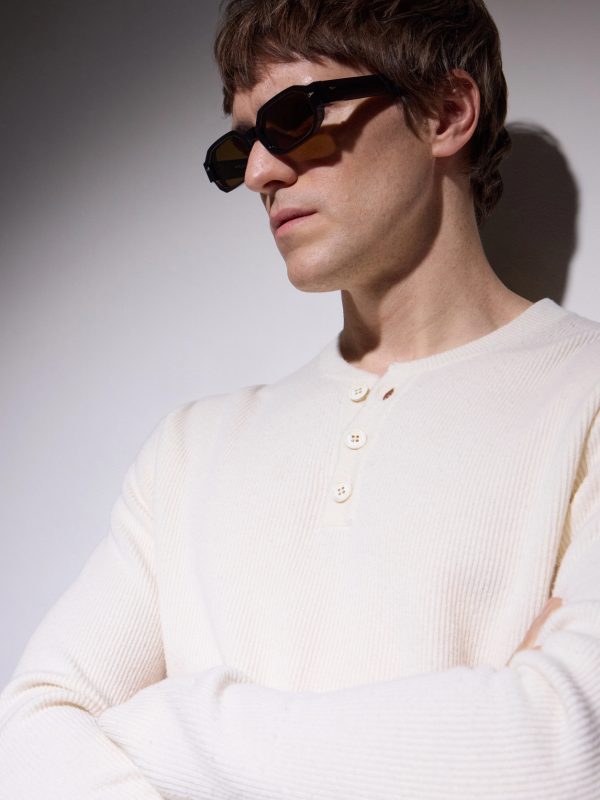 Jules Oval-Frame Tortoiseshell Acetate Sunglasses - BK
