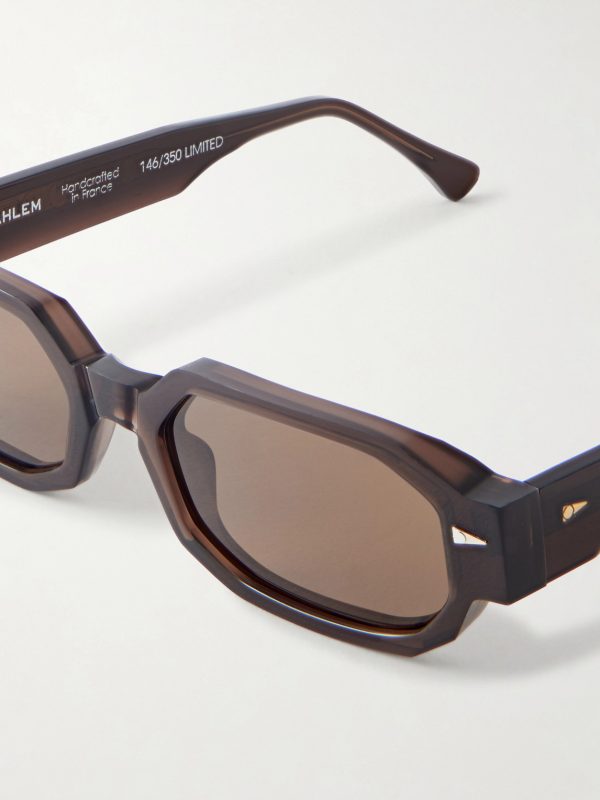 Jules Oval-Frame Tortoiseshell Acetate Sunglasses - CU