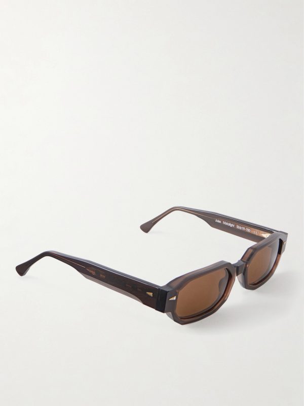 Jules Oval-Frame Tortoiseshell Acetate Sunglasses - FR