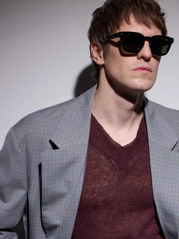 Champ De Mars Square-Frame Acetate Sunglasses - BK